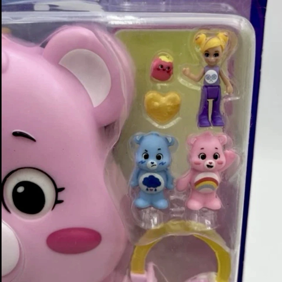 Muñecas compactas Polly Pocket + Care Bears y juego y accesorios (2024, Mattel) Foto 3 de 4