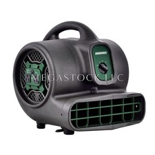 1600 CFM Utility Air Mover 3 Speed Floor Carpet Dryer Blower Fan 1/4 HP Portable
