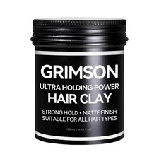 Hair Clay for Men - Strong Hold, Matte Finish, Ideal for All Hair Types Sty...