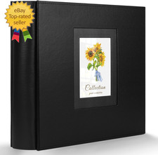 Photo Album 4X6 1000 Photos, Leather Cover Extra Large Capacity Wedding Family