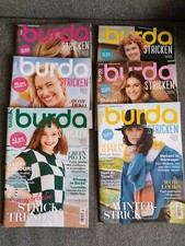 6 Ausgaben BURDA Strickzeitschriften 1/22 + 2...