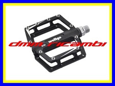 Pedali flat 355gr. Bici WELLGO B184 MTB DH BMX FREE STYLE DIRT JUMP ENDURO TRAIL