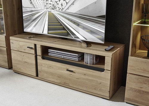 Wohnwand 4-tlg inkl. LED-Beleuchtung SONOS II von Innostyle Old Artisan Oak / - Bild 4 von 5