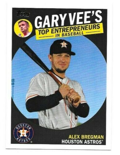 2019 Topps Gary Vee's meilleurs entrepreneurs au baseball Alex Bregman - Photo 1 sur 1