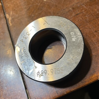 Smooth Plain Bore Ring Gage 29.9755mm ISL COL 1-344 (D14)
