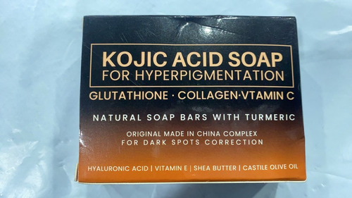 3-Pack Turmeric Glow Soap Bar - Lemon & Kojic Acid, Exfoliating and Moisturizing