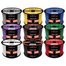 18 Gauge Car Audio Primary Wire 500ft  9 Rolls   Remote, Power/Ground Electrical