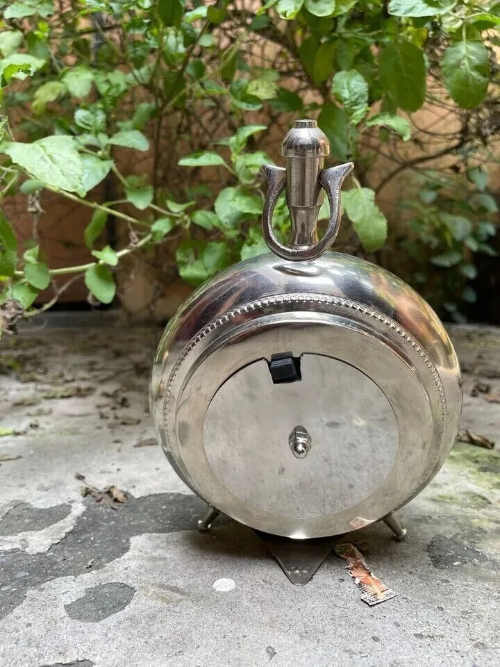 Victoria Vintage Design for Table Decor and Memorable Antique Metal Table Clock