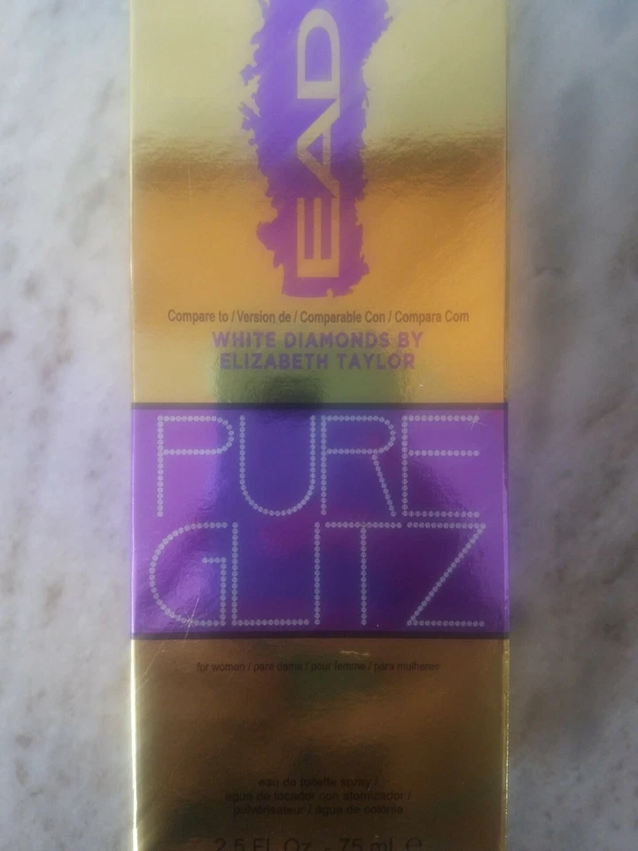 EAD Pure Glitz Perfume Spray para Mujer 2.5 OZ 75ml Eau De Toilette Nuevo-ENVÍO 24HR Foto 2 de 4