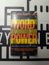 2300 Steps to Word Power - Programmed Learning w/o A Machine by Gruber 1963 PBK