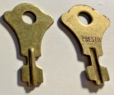 2 PRESTO  # PK5  SUITCASE TRUNK BRIEFCASE LUGGAGE KEYS