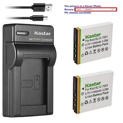Kastar Battery Slim Charger for DXG DXG-588V DXG-599V DXG-5C0V DXG-5C1V DXG-5C8V