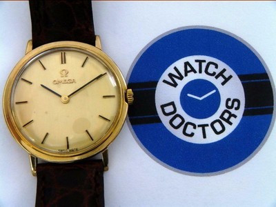Gents 9ct Gold Omega Watch (212) | eBay