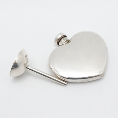Tiffany & Co. Sterling Silver Heart Shaped Perfume Bottle Funnel