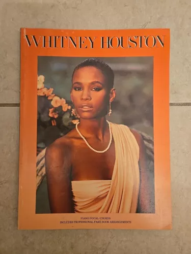 Whitney Houston 1985 Piano Vocal Chords Sheet Music With Fake Book Arrangements 
