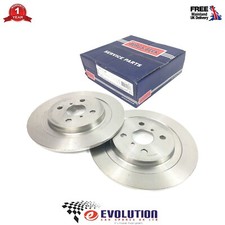 Rear Brake Disc 2x Fits Toyota Yaris Vitz 2005 Onwards 424310D060