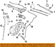 GM OEM Wiper Washer-Windshield-Fluid Level Sensor 13319533
