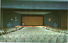 Leavenworth Kansas KS James Franklin Bell Auditorium Interior Postcard