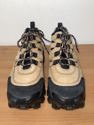 Woodland Boots 43 Beige Leather Urban Trekking Hiking G-40777