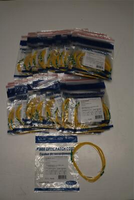 30x Lot 5m 16.5' Fiber Optic Patch Cable Singlemode Simplex Fiber OFNR LC/APC