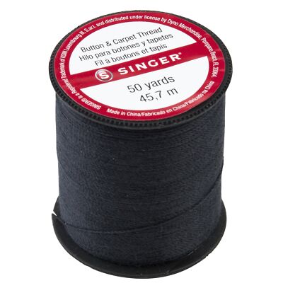 67110 Button & Carpet Sewing Thread 50-Yards Black 3.80 x 1.50 x 2.50 inches
