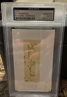 STAN MUSIAL 3X5 POSTCARD CUT SIGNATURE PSA/DNA