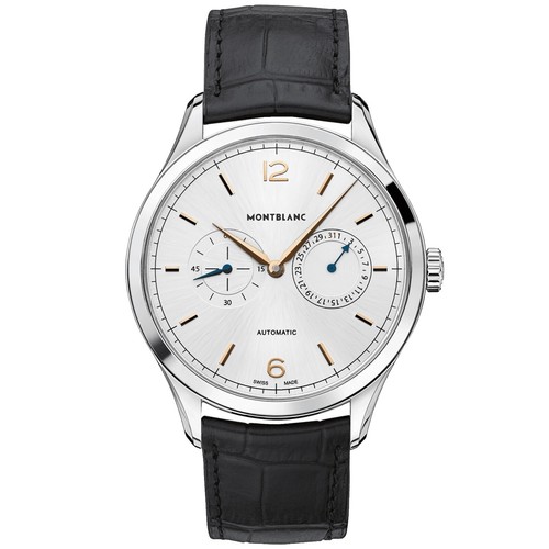 Montblanc Star Legacy Moonphase Automatic Blue Leather Date Mens