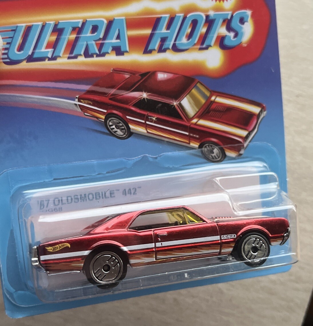 ホットウィール/2011MEA/67 Oldsmobile 442 Hot Wheels MUSCLE MANIA - GM '12 ~ '67 OLDSMOBILE 442 (White