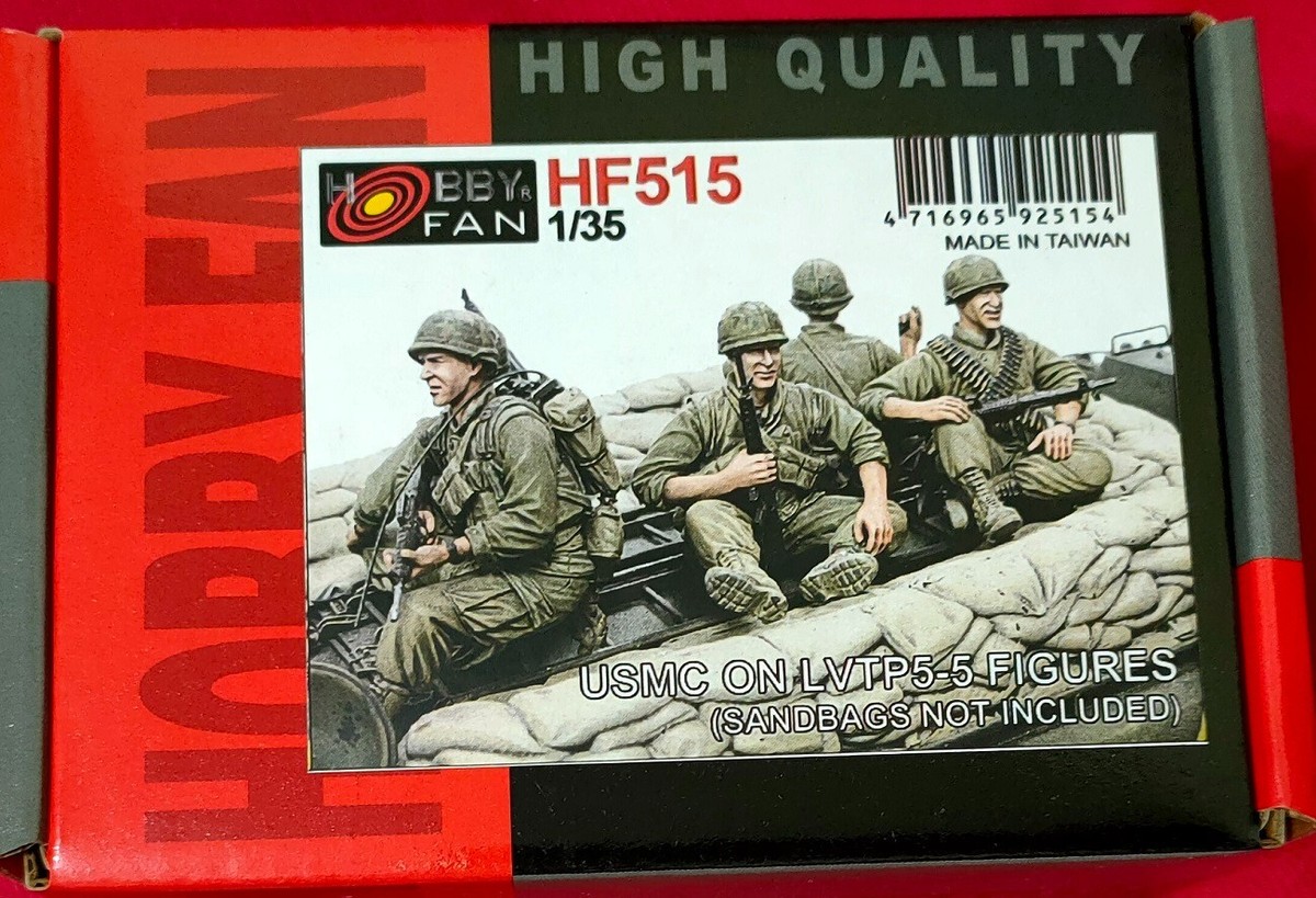 ホビーファン 1/35 アメリカ海兵隊 LVTP5 搭乗員2体サンドバッグセット ホビーファン 1/35 アメリカ海兵隊 LVTP5 搭乗員2体サンドバッグ