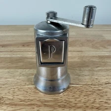 Vintage Perfex France 4” Solid Cast Aluminum Pepper Mill Grinder