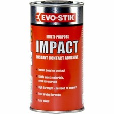 Evo Stik Impact 500ml Stick Contact Adhesive Multi Glue Tin Wood Metal Plastic