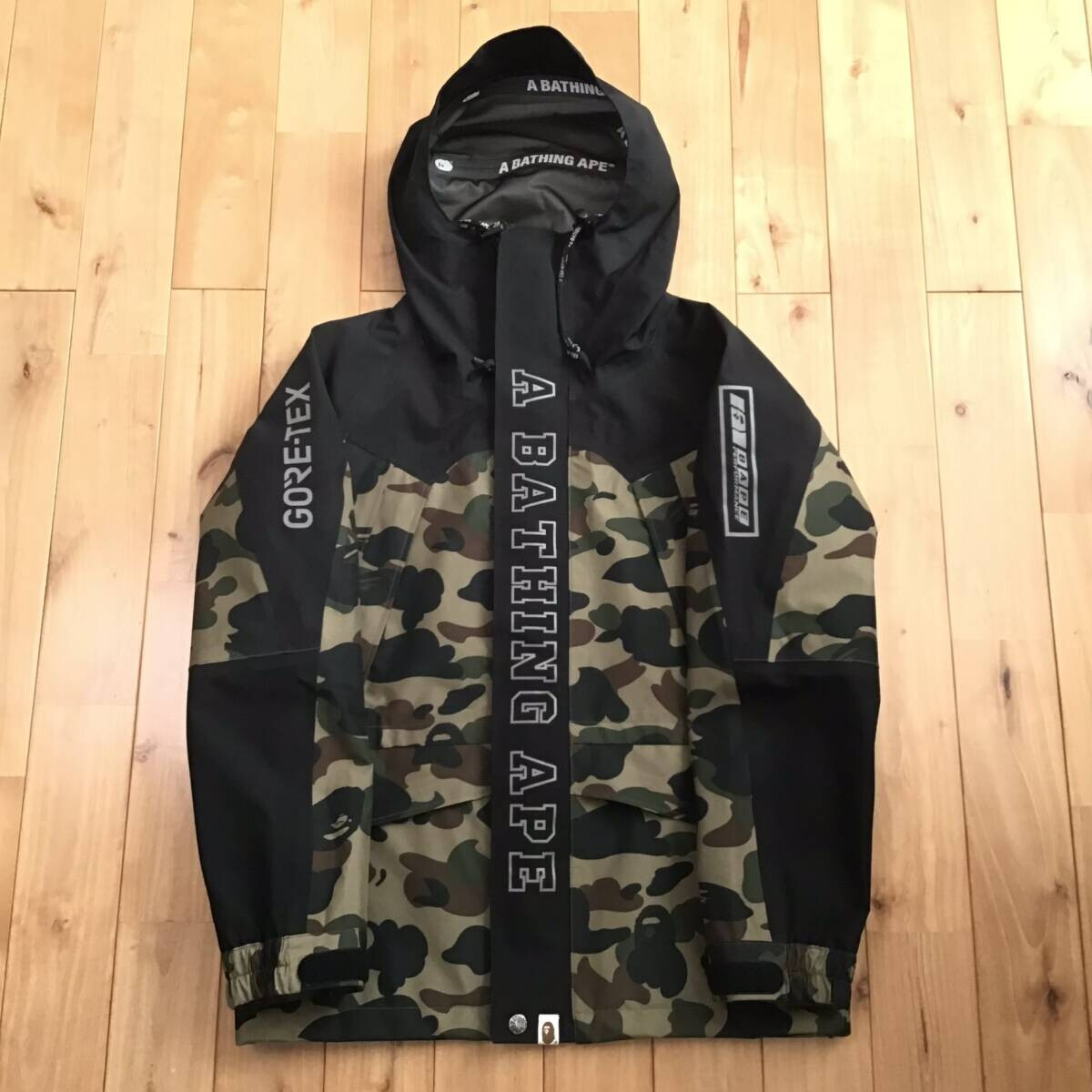 GORE TEX × BAPE camo hoodie snowboard jacket A Bathing Ape