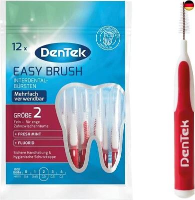 BESUCHE DEN DENTEK- DenTek Stk. Dentek Easy Brush Interdental-Bürsten, ISO/Größe 2, fein - für enge