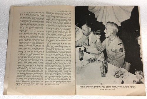 COCA~COLA VINTAGE AUGUST 1945 THE RED BARREL - Picture 9 of 18