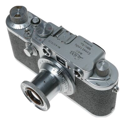 Leica IIIF Red dial 35mm film camera with Elmar 50mm F3.5 lens | eBay