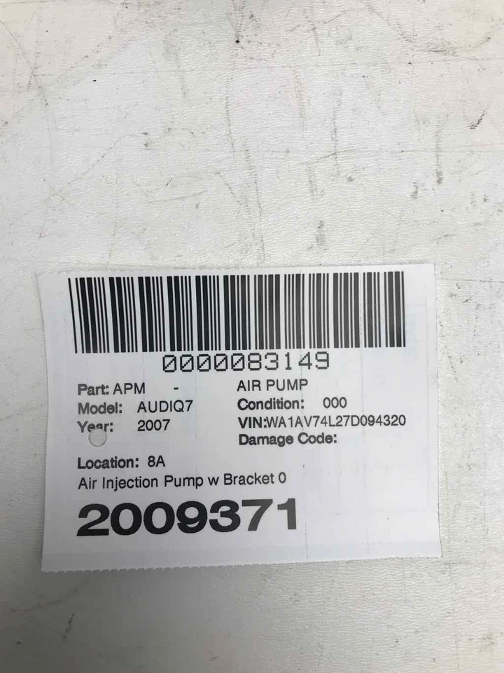 Bomba de inyección de aire Q7 4,2 L con soporte 06a959253 OE 👍 Se adapta a AUDI Q7 2007-2009 Foto 2 de 4