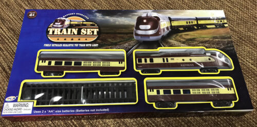 Anky Battery Operated Train Set w/light 17 Piece - NEW IN BOX - Requires 2 AA - Picture 1 of 6