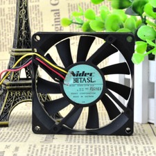 Nidec 8cm 8015 D08R-12TM 03A 12V 0.12A Chassis Cooling Industrial Fan Quiet