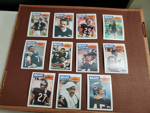 11 Card Lot 1987 Topps BEARS FLUTIE GENTRY PERRY SINGLETARY MARSHALL RICHARDSON - 第 1/12 張圖片