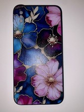 New iPhone XS Max Case-Luxury Floral Alcohol Ink Design-Purple & Gold Art : New