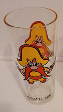 Vintage Yosemite Sam 1973 Looney Tunes Warner Bros Pepsi Collector Series Glass
