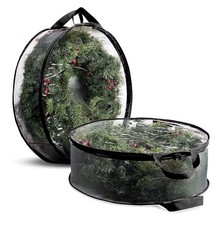 2 Pack Clear 30 Wreath Storage Bag