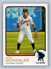 2022 Topps Heritage Minor League  Nick Gonzales #53 Altoona Curve