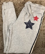 Vintage Havana Women s French Terry Joggers Stars Sweatpants Gray Medium