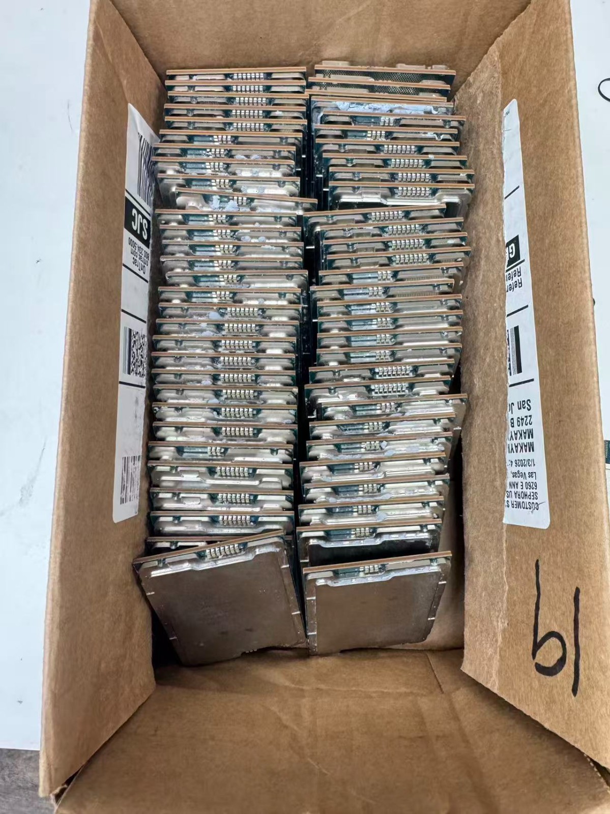 INTEL confidential cpu,we have 60pcs,sale by piece