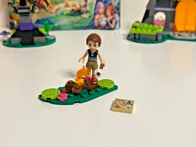 Retired LEGO Elves: Fire Dragon's Lava Cave (41175) - Used without box.