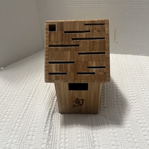 Shun 11-Slot Premier Professional Bamboo Knife Block - Picture 1 of 5