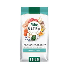NUTRO ULTRA Senior Dry Dog Food - Chicken, Lamb, Salmon 13 Lb 3.23 per pound