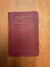 Crosby Fiske Forster Handbook of Fire Protection 1941 Book NFPA 9th Edition