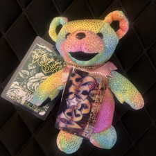 Grateful Dead Bean Bear Limited Edition Vegas 02443 Liquid Blue Collect